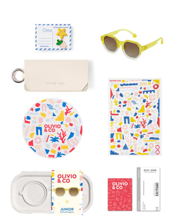 Olivio & Co - Creative Edition სათვალე, დიდი, ყვითელი