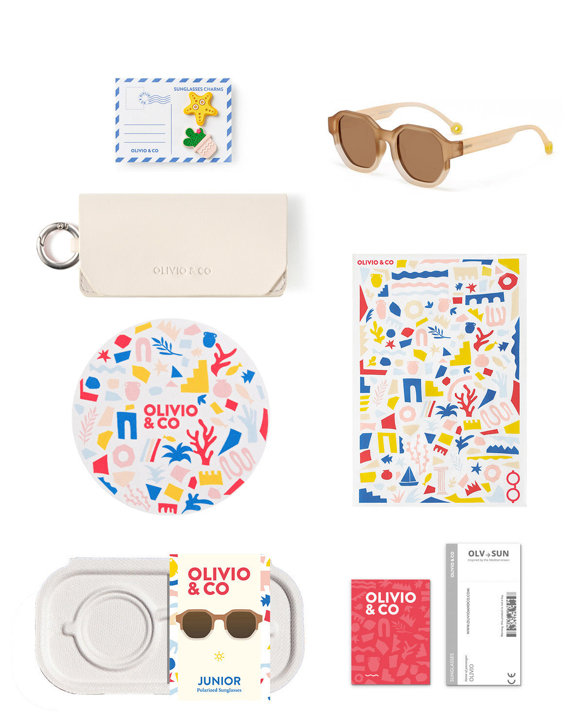 Olivio & Co - Creative Edition სათვალე, დიდი, ქვიშისფერი - Image 6