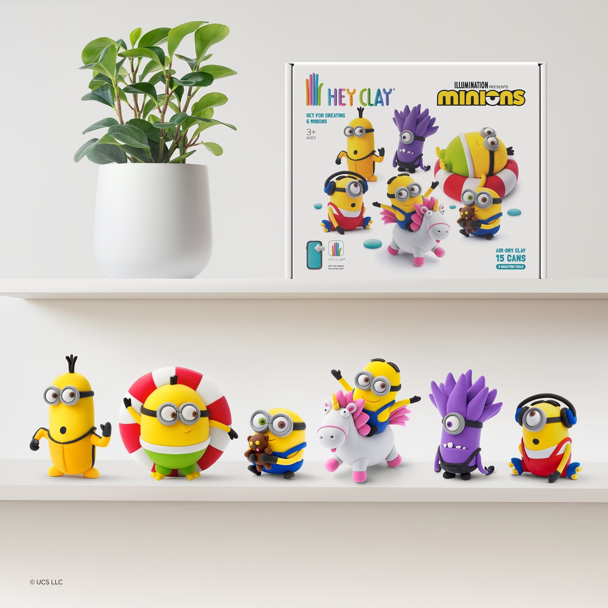 Hey Clay -  Minions,  პლასტელინის ნაკრები - Image 8