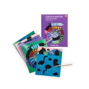 Moulin Roty - სახატავი კარტები,  Les Toupitis