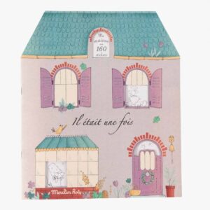 Moulin Roty -გასაფერადებელი + 160 სტიკერი (20 p.) Il était une fois