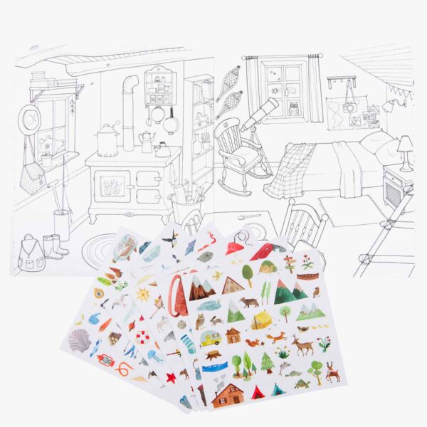 Moulin Roty -მკვლევარის წიგნი Le jardin du moulin - 20 pages