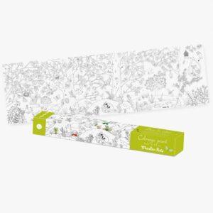 Moulin Roty -გასაფერადებელი პოსტერი  Le jardin du moulin