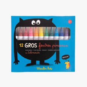 Moulin Roty- მარკერი 12 ფერი Les Schmouks - Image 2
