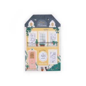 Moulin Roty -გასაფერადებელი  + 145 სტიკერი(20 p) Les Parisiennes