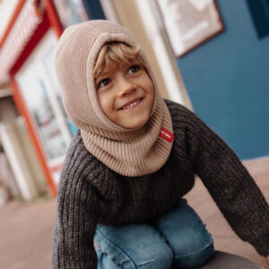 Hello Hossy - ბალაკლავა Hoody Latte - Image 3