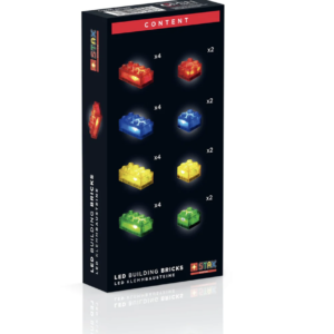STAX - ასაწყობი სათამაშო კუბიკები Expansion transparent colours