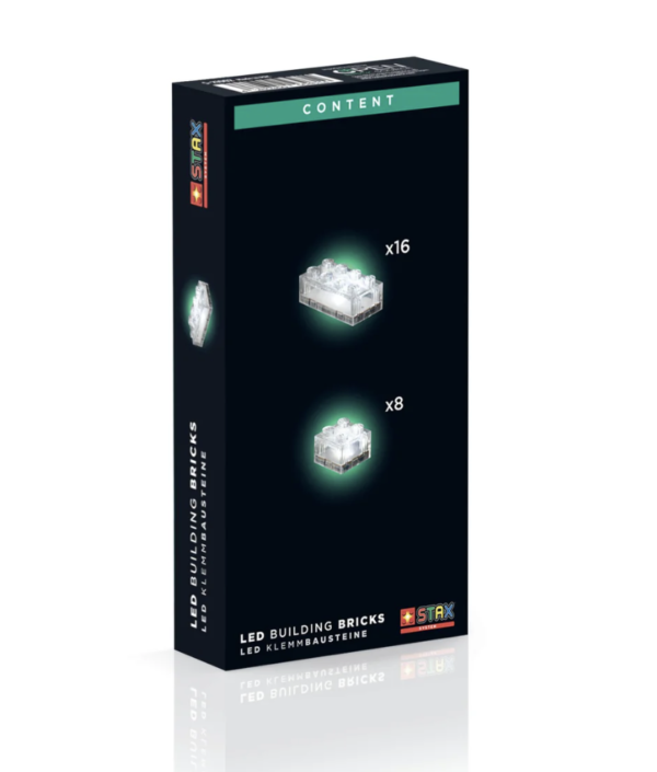STAX - ასაწყობი სათამაშო კუბიკები Expansion transparent clear